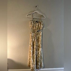 Faithfull The Brand Celina Midi Dress Size large